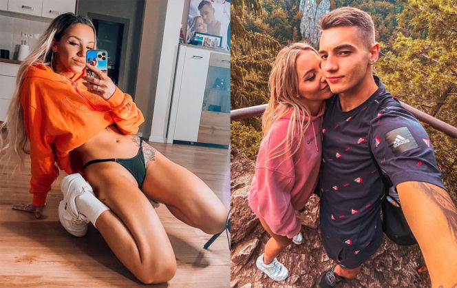 Claudia Redheaded, żona piłkarza Jakuba Kiwiora