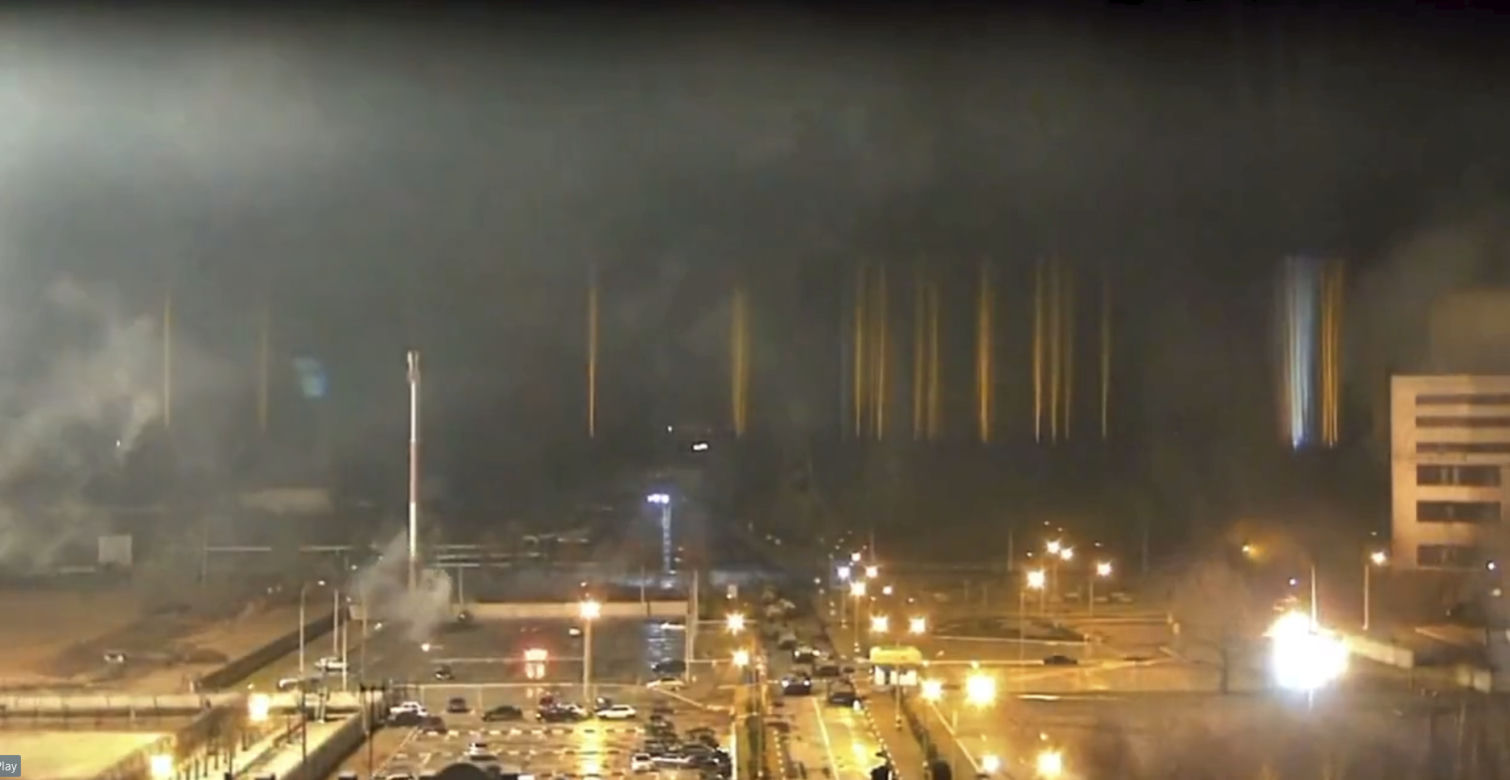 Atak na elektrownię atomową w Energodarze