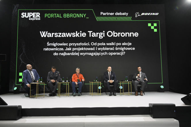Warszawskie Targi Obronne. Scena Biała. Śmigłowiec przyszłości. Od pola walki po akcje ratownicze. Jak projektować i wybierać śmigłowce do najbardziej wymagających operacji?