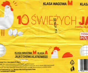 Jaja z chowu klatkowego skażone Salmonellą