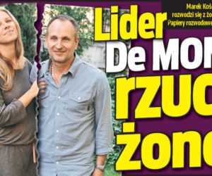 Lider DeMONO rzuca żonę