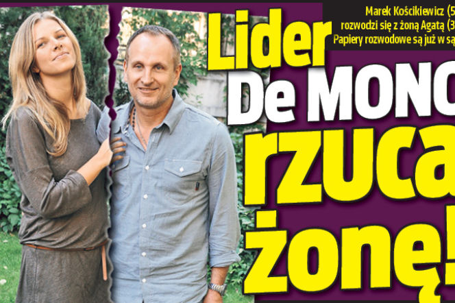 Lider DeMONO rzuca żonę