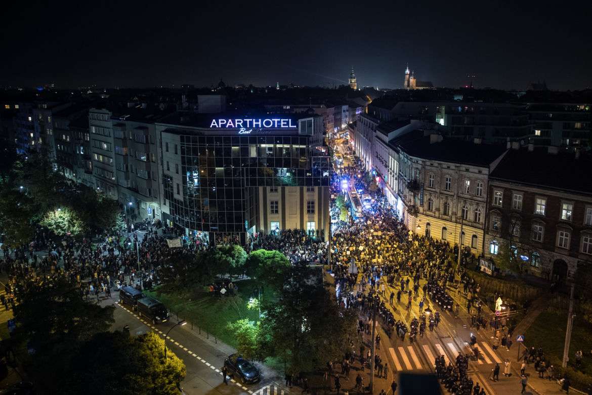 Strajk Kobiet. Wielotysięczny protest w Krakowie