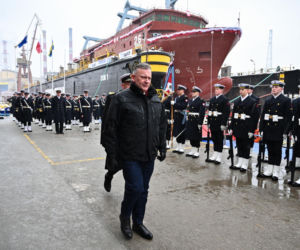 ORP Henryk Zygalski zwodowany w Gdańsku. Nowy okręt wzmocni polską Marynarkę Wojenną