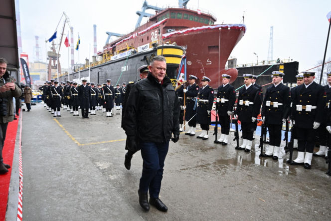 ORP Henryk Zygalski zwodowany w Gdańsku. Nowy okręt wzmocni polską Marynarkę Wojenną