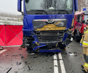 Potworny wypadek w Tęgoborzu. Nie żyje 30-letni mężczyzna