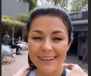 M jak miłość po wakacjach 2020. Kinga (Katarzyna Cichopek) na planie