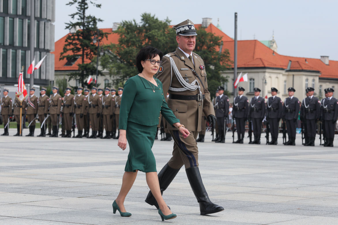 Oficjalne uroczystości na pl. Piłsudskiego