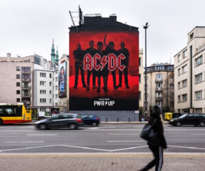 AC/DC - mural w Warszawie