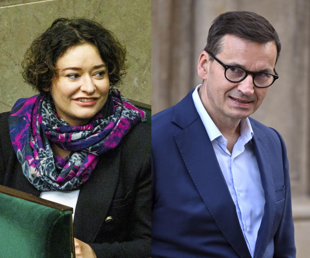 Anna Maria Żukowska i Mateusz Morawiecki. O kulisach politycznego sporu przeczytasz na SE Polityka.