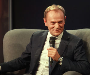 Donald Tusk nowym liderem PO. Tusk: Jestem tu na 100 procent