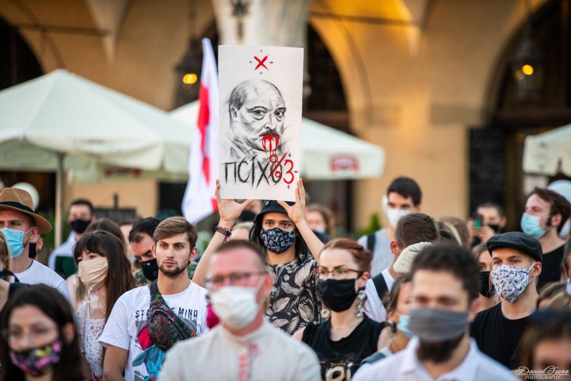 Kraków solidarny z Białorusią