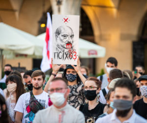 Kraków solidarny z Białorusią