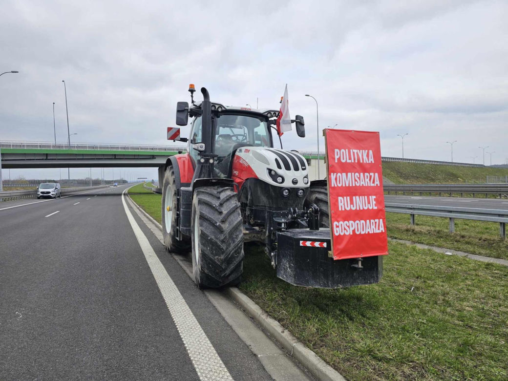 Protest rolników na Podkarpaciu