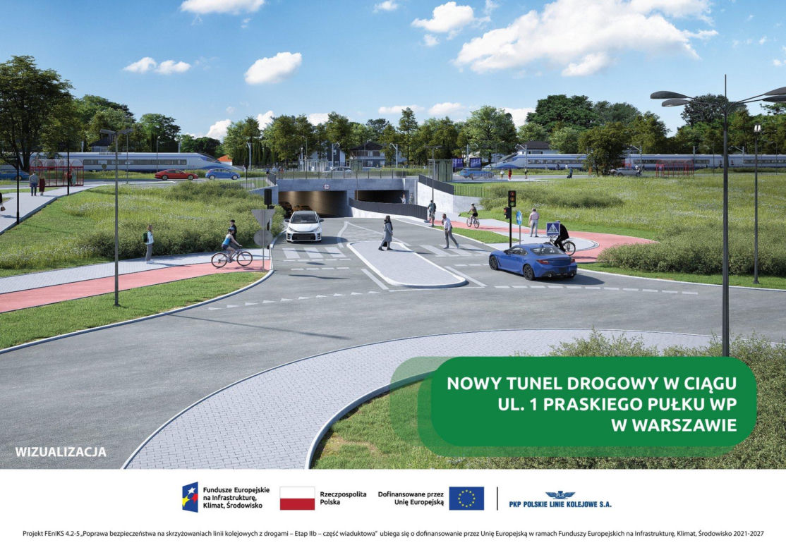 Tunel kolejowy w Wesołej