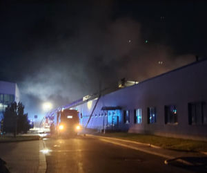 Pożar Cersanit 10.02.2022
