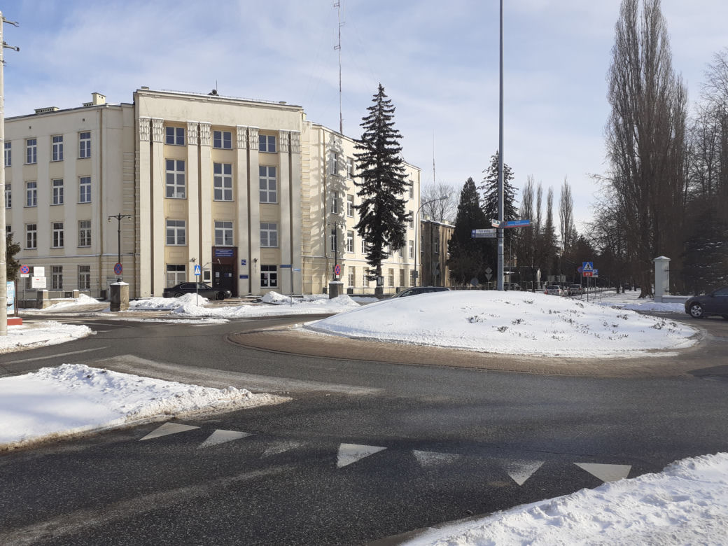 Jak wyglądała okolica ulicy Prusa w Siedlcach w połowie lutego 2021