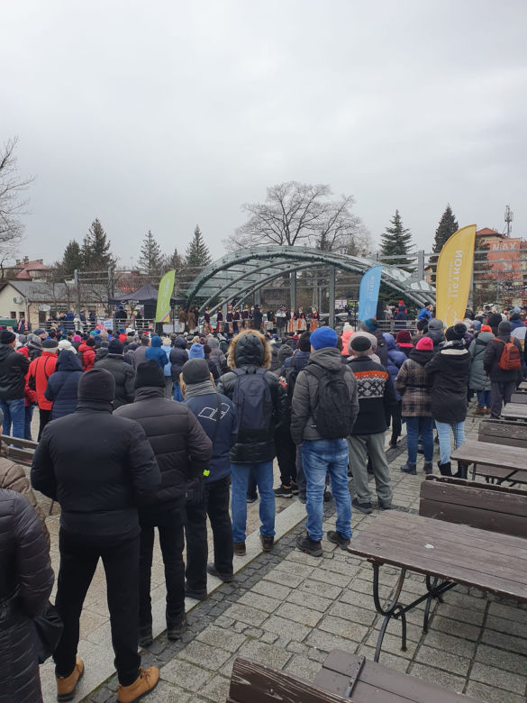 Wielkie świętowanie w Ustroniu. Na rynku powitano Piotra Żyłę i Pawła Wąska 