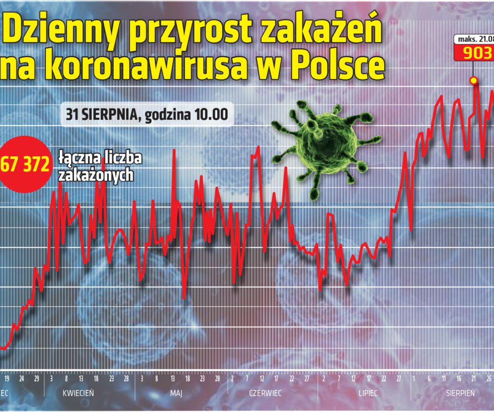 Koronawirus w Polsce. Raport [31 SIERPNIA 2020]