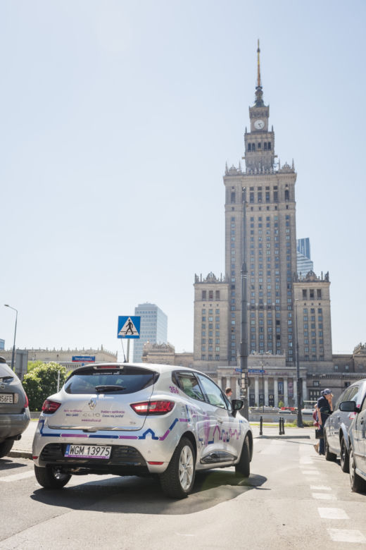 Renault Clio w systemie Traficar