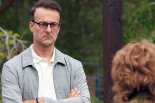 Barwy szczęścia, odc. 3324. Dorota Kujawiak (Karina Seweryn), Radomir (Łukasz Wójcik)