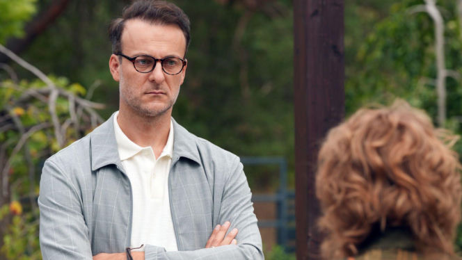 Barwy szczęścia, odc. 3324. Dorota Kujawiak (Karina Seweryn), Radomir (Łukasz Wójcik)