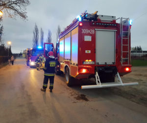 Pożar w podbydgoskiej Stopce! W jednym z mieszkań wybuchła bateria od laptopa!