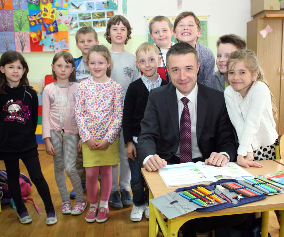 BURMISTRZ WILANOWA LUDWIK RAKOWSKI Z DZIECMI