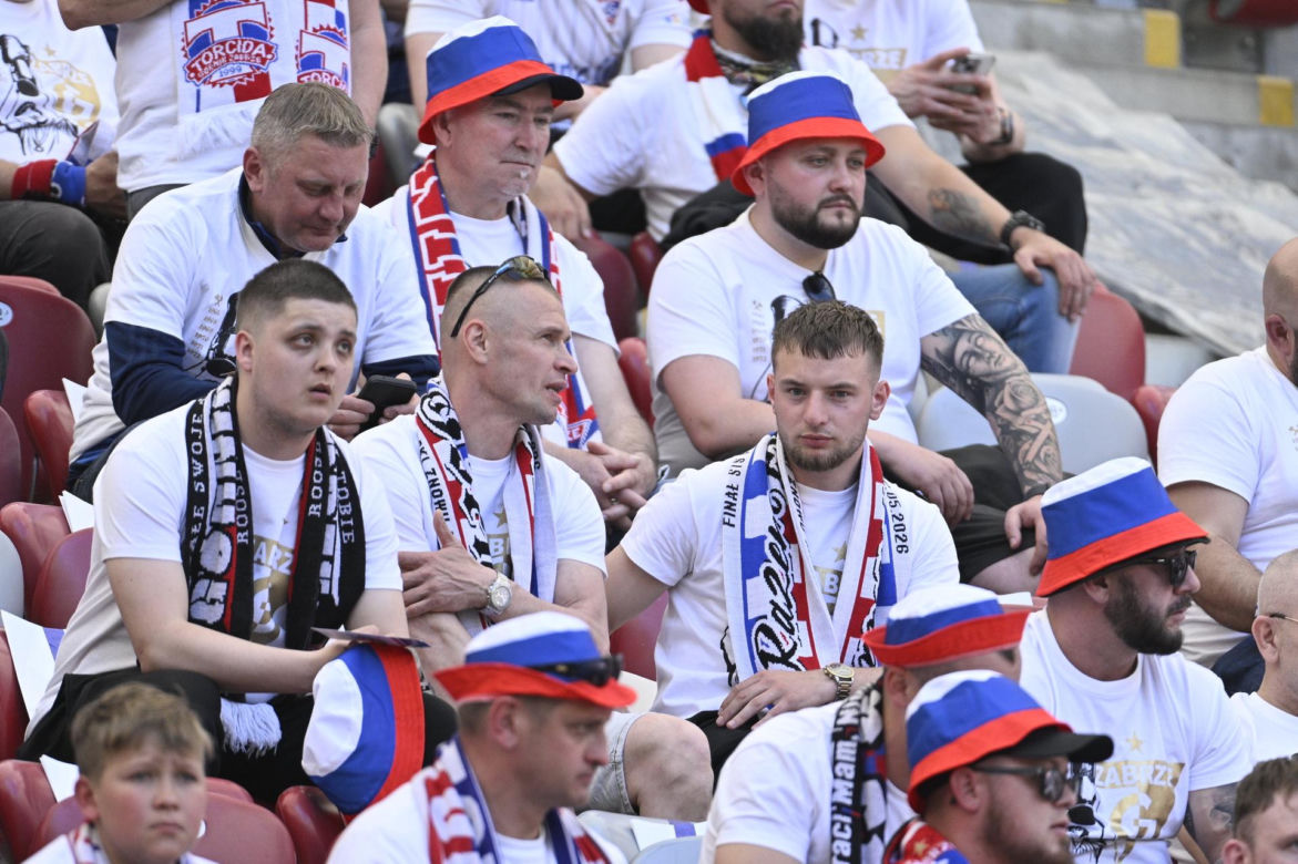 Kibice na finale Pucharu Polski: Górnik - Raków