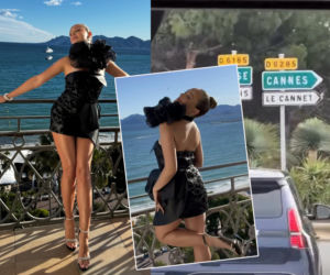 Wiktoria Gąsiewska w Cannes. Założyła tak kusą mini, że wszystkie oczy patrzyły tylko na nią!