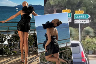 Wiktoria Gąsiewska w Cannes. Założyła tak kusą mini, że wszystkie oczy patrzyły tylko na nią!