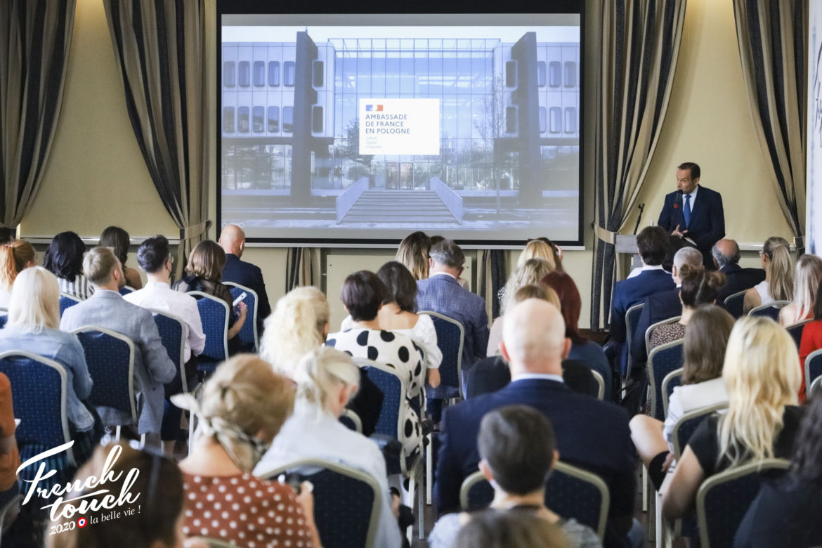 Anna Kalczyńska i goście konferencji prze French Touch w Polsce