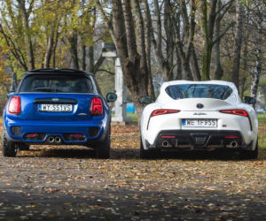 MINI Cooper John Cooper Works 2.0 8AT vs. Toyota GR Supra 2.0 AT8