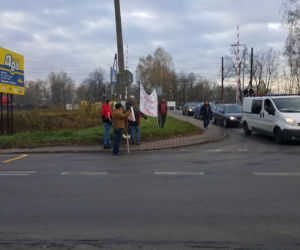 Protest mieszkańców w sosnowieckiej dzielnicy Juliusz