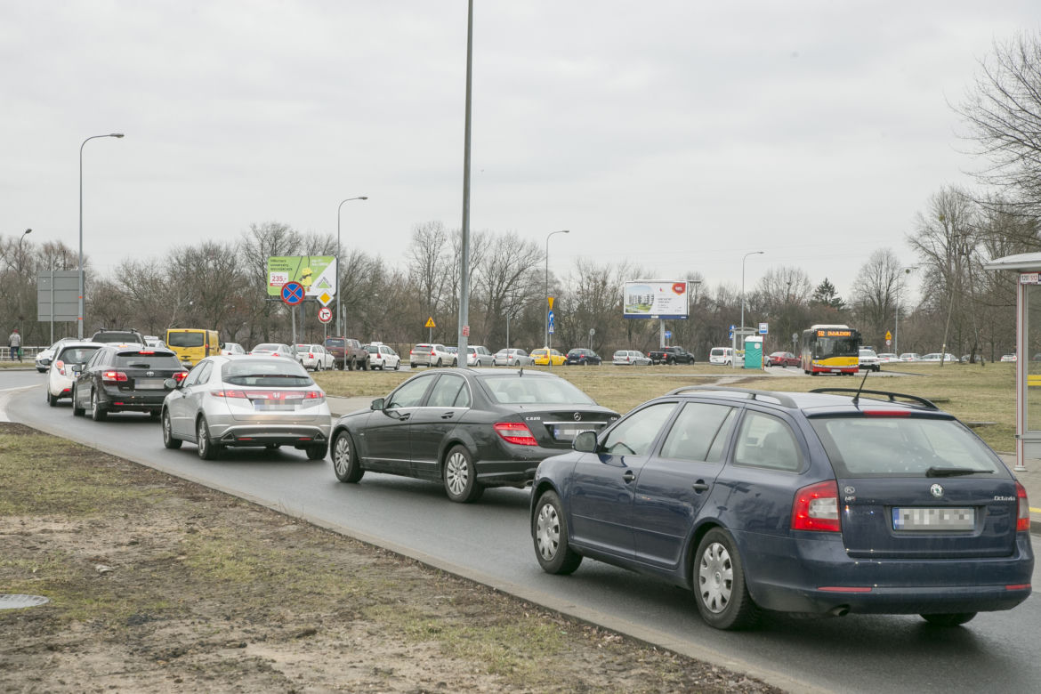 Utrudnienia na Bródnie po zamknięciu Kondratowicza 