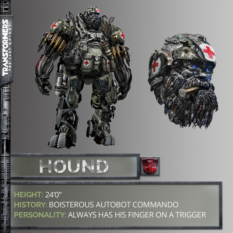 Transformers: The Last Knight, Autobot Hound