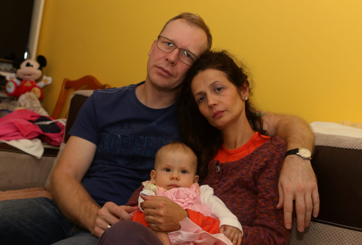 Jedenastomiesięczna Ola z chorobą SMA 
