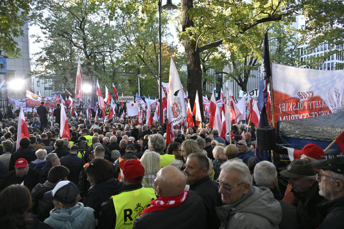 Protest pod TK.