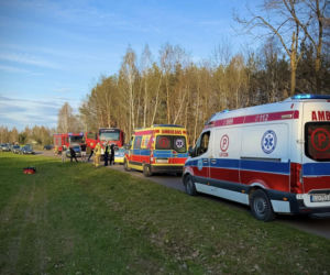 Wypadek w gminie Serokomla