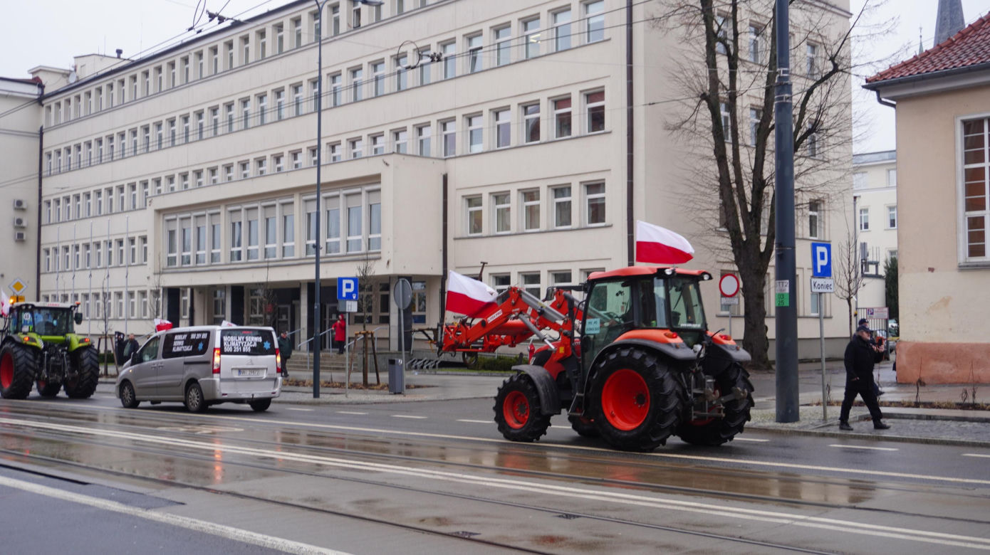 Protest rolników w Olsztynie, 20 lutego 