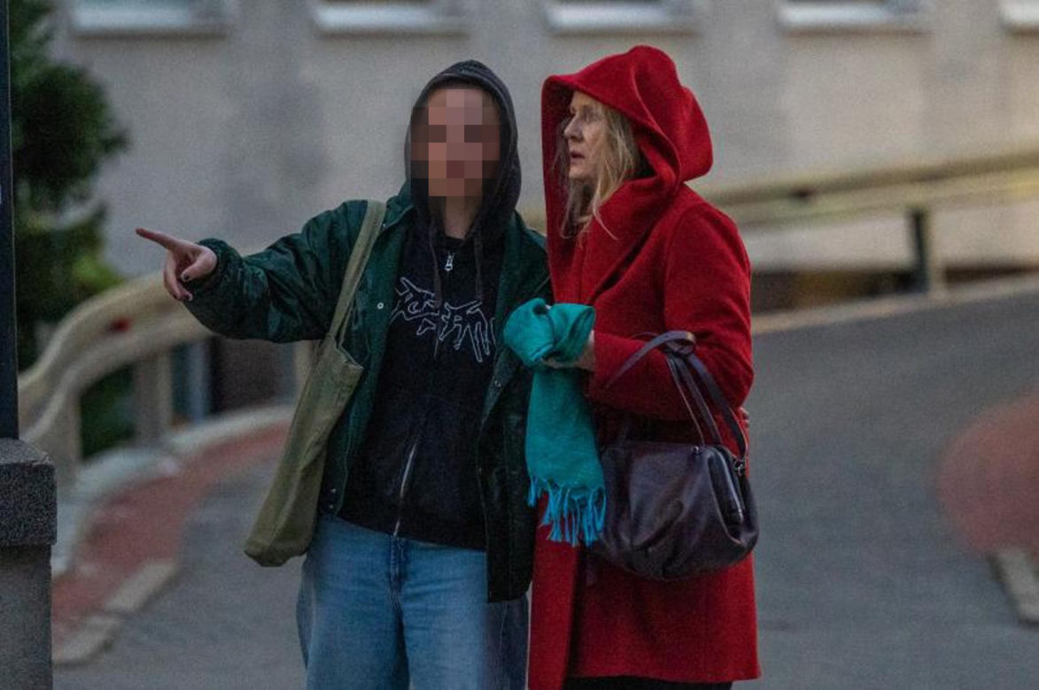 Grażyna Szapołowska w  szpitalu