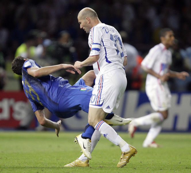 zidane materazzi