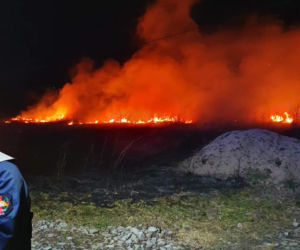 NIE ŻYJE kobieta poparzona w pożarze traw! Seryjne podpalenia na Sądecczyźnie!