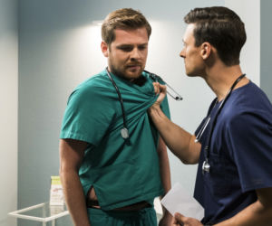W rytmie serca 3 sezon odc. 37. Adam (Mateusz Damięcki), Beniamin (Kamil Kula)