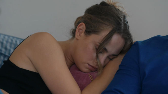 Barwy szczęścia, odcinek 3279. Oliwka (Wiktoria Gąsiewska), Tomasz (Jakub Sokołowski)