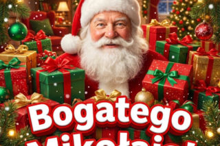 Kartka z życzeniami na Mikołaja