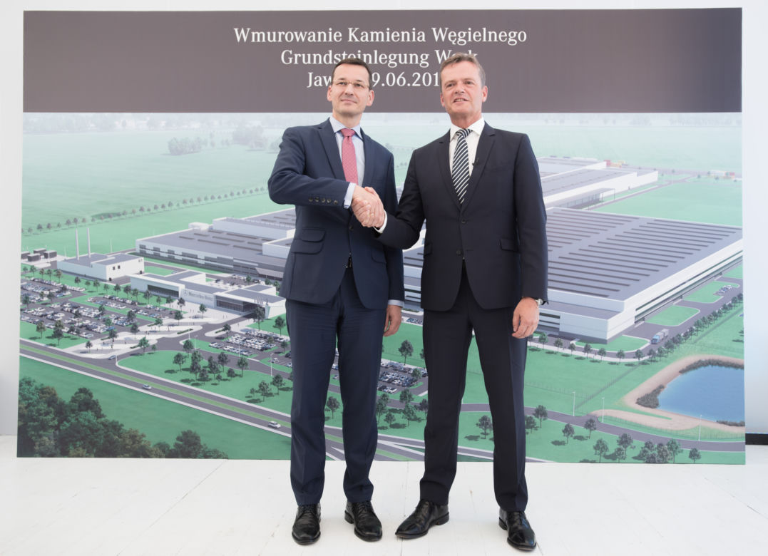 W Jaworze powstanIe fabryka Mercedesa