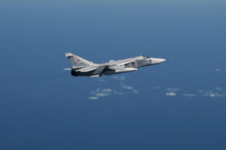 Rosyjski Su-24M nad Bałtykiem