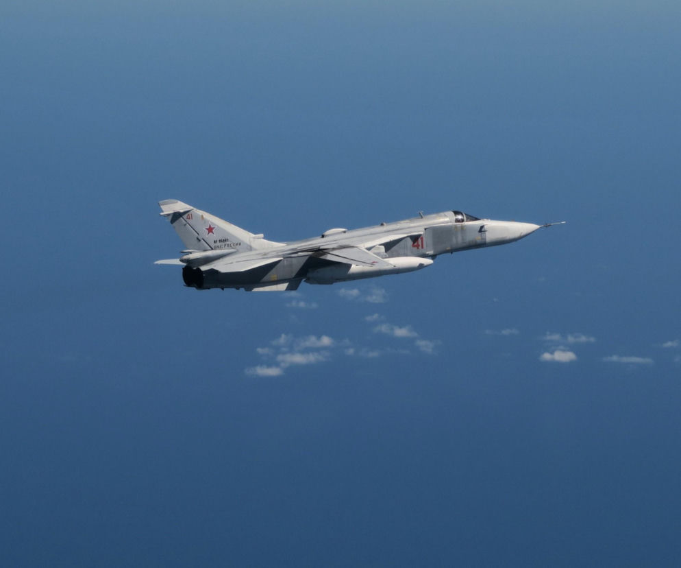 Rosyjski Su-24M nad Bałtykiem