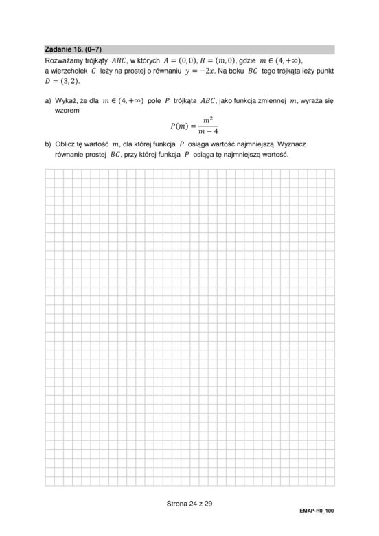 Matura 2023 rozszerzona matematyka - arkusz CKE stara formuła 2015